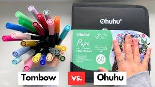 Brush Pen SHOWDOWN! | Tombow vs. Ohuhu