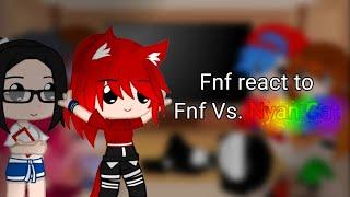 ||Fnf react to Fnf Vs. Nyan Cat||(Flip Yesh)||