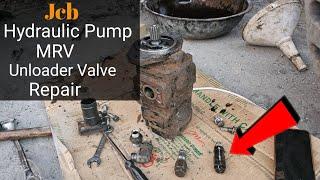 Jcb Ka Hydraulic Pump_ MRV_And Unloader Valve Repair | Jcb 3dx mrv repair