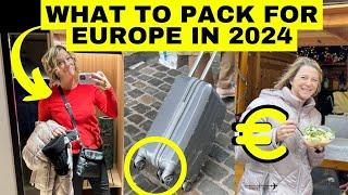Europe 2024: What I Packed in Carry-On Bags (Travel Essentials!)
