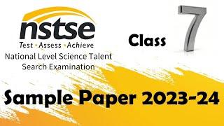 NSTSE  National Science Talent Search Examination Class 7 Sample Paper 2023-24