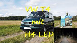 VW T4 mit LED - Philips H4 Ultinon Pro6000 - endlich legal ! mit Probefahrt