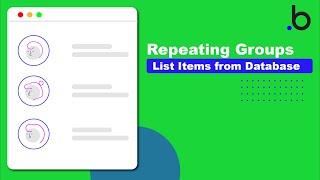 Display Data on Repeating Groups | Bubble.io