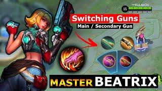 HOW TO USE 4 GUNS OF BEATRIX | MOBILE LEGENDS