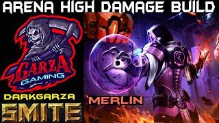 Smite Arena Season 8 Merlin High Damage Build