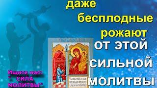 Очень Сильная молитва о даровании детей творит Чудеса молитва Богородице Нечаянная Радость (Акафист)