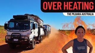 OVERHEATING, FREE CAMPING ALONG THE RIVER - ISUZU TRUCK & OFFROAD TRACKS IN CARAVAN