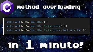 C# method overloading 