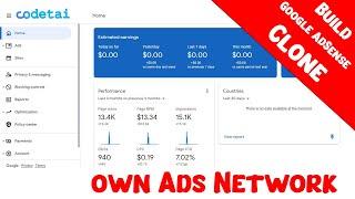 Let's build own Ads Network Website Like Google AdSense