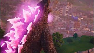 My First Encounter With Godzilla in Fortnite 