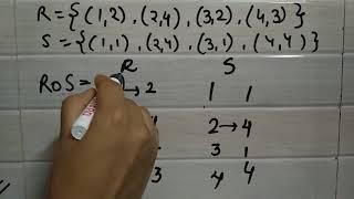 Composition of relations | MISTAKE - explained RoS instead of SoR and vice versa | otherwise correct