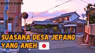 SUASANA DESA JEPANG YANG ANEH || SEPEDAAN SORE DI PERKAMPUNGAN JEPANG