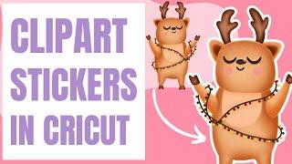 How to make stickers with clipart with Cricut Design Space