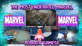 3 OF THE MOST UNDERRATED MARVEL TYPE GAMES ON ROBLOX!!