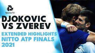 Novak Djokovic vs Alexander Zverev Extended Highlights | Nitto ATP Finals 2021