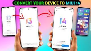  Install Miui 14 No Twrp, No Root | Convert Your Device To Miui 14 | Miui 12.5/Miui 13 To Miui 14