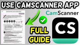 How to Use CamScanner App to Scan PDFs (Complete Guide)