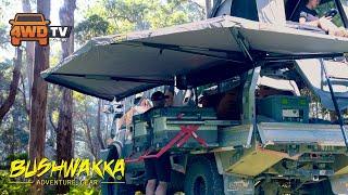 Bushwakka Extreme Darkness with D-zip Awning & Penthouse Rooftop Tent