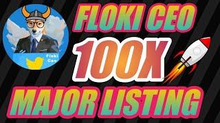 FLOKI CEO BIGGEST NEWS TODAY PARTNERSHIP WITH REFUND (RFD) || MAJOR LISTINGS