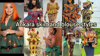 Flawless and superb Ankara styles for ladies | Ankara Long skirt and blouse styles | peplum tops