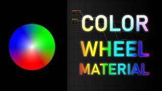 Unreal Engine Color Picker Widget - Part 1-  Color Wheel Material