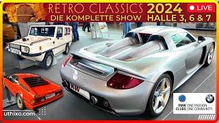 2024 RETRO CLASSICS STUTTGART | HALLE 3, 6 & 7 - BMW CLUBS KOMPLETTE MESSE ALLE FAHRZEUGE HIGHLIGHTS