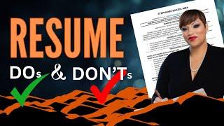 Resume Mistakes You Must Avoid
