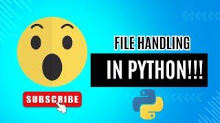 File Handling in Python | File Handling in Python Programming