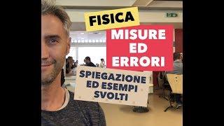 lezione LIVE di FISICA facile.....oggi parliamo di MISURE ED ERRORI di misura ;)