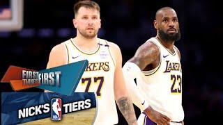 Lakers could win Finals "if healthy," Cavs and OKC climb up in Nick's Tiers | FIRST THINGS FIRST