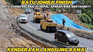 Batu Jomba Finished On Asphalt, Vehicles Immediately Crowded