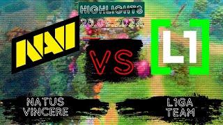 🟥ВОТ И ПУПЕЙ ИГРАЕТ ЗА НАВИ | Natus Vincere vs L1GA TEAM DreamLeague S24 QC | 28.09.2024