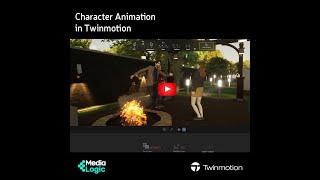 Twinmotion - Character Placement & Animation, #best of #twinmotion  #character #animation #video