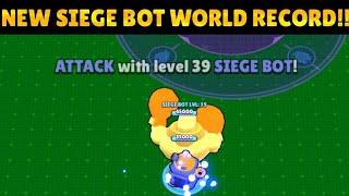 Level 39 World Record Siege Bot|BTG Brawl Stars