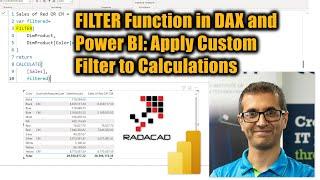 FILTER Function in DAX and Power BI   Apply Custom Filter to Calculations