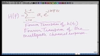 Lecture 23: Coherence Bandwidth of Wireless Channel