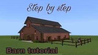 EASY How to Build a Minecraft Horse Barn | Mc Equestrian | DibbleCraft |