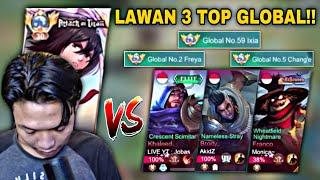 LAWAN 3 TOP GLOBAL!! PERTARUNGAN MEMPERTAHANKAN MMR!!