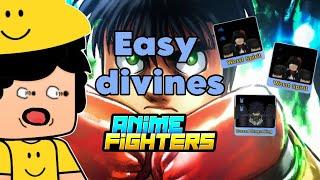 Crazy glitch! Easy way to get divine fighters in Roblox Anime Fighters Simulator