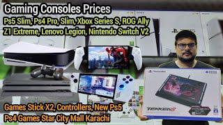 Ps5 Slim PS4 Pro Lenovo Legion Go Rog Ally Game Stick X2 Prices 2024 Star City Mall Karachi Pakistan