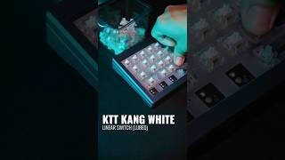 KTT Kang White | Linear Switch #shorts #thockykeyboard #asmr