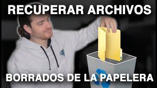 ️Recuperar Archivos Borrados de la Papelera de Reciclaje en Windows 10