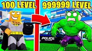 САМАЯ КРУТАЯ В МИРЕ ТЮРЬМА С СУПЕРГЕРОЕМ ПОЛИЦИИ! НУБ И ПРО ВИДЕО ROBLOX Police Tycoon