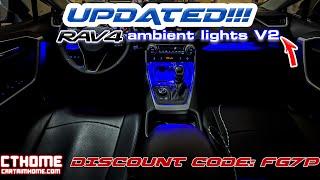 Installing updated ambient lights | 5th Gen Toyota RAV4