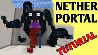 TOP 3 PORTALS Tutorial | New Design Minecraft Nether Portal