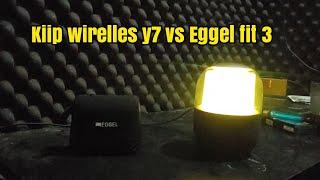 Bass test Kiip Wirelles Y7 Speaker vs Eggel fit 3