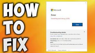 How to Fix Microsoft OneDrive Error 1200 Something Went Wrong - OneDrive Sign in Error Code 1200