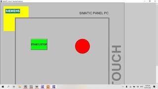 START/STOP USING SINGLE PUSH BUTTON SIMATIC MANAGER AND WINCC FLEXIBLE