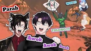 Duo Kocak ! Iseng Ngorbanin Teman Sendiri ... [Arion, Gingitsune, Souta - AKA Virtual ; Karissa ]