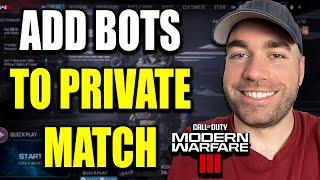 How to Add Bots to Private Match in COD MW3 - Fast Tutorial